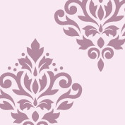 Scroll Damask Art I 8